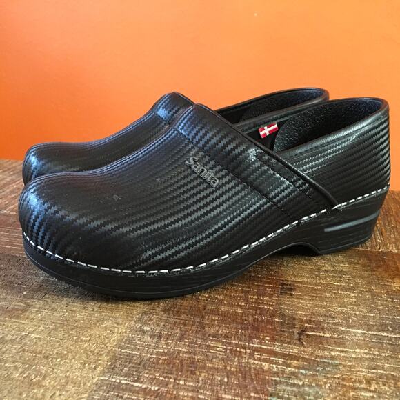 Sanita Professional Nursing Shoe Clog Black 40 8.5 - 9 Healthcare Nurselife - Picture 1 of 8